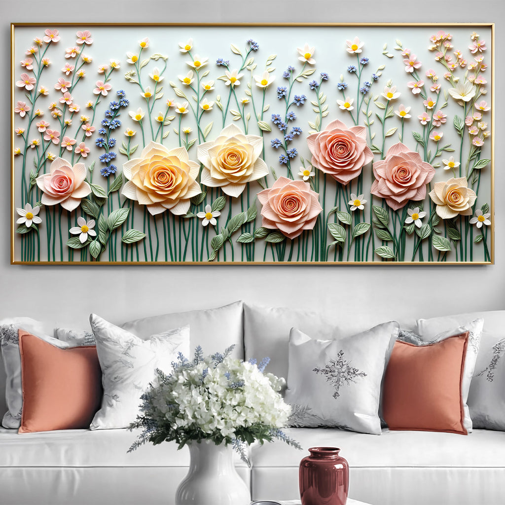 Garden Rhapsody Canvas Wall Art – Personalized, Made in the USA, Ready to Hang