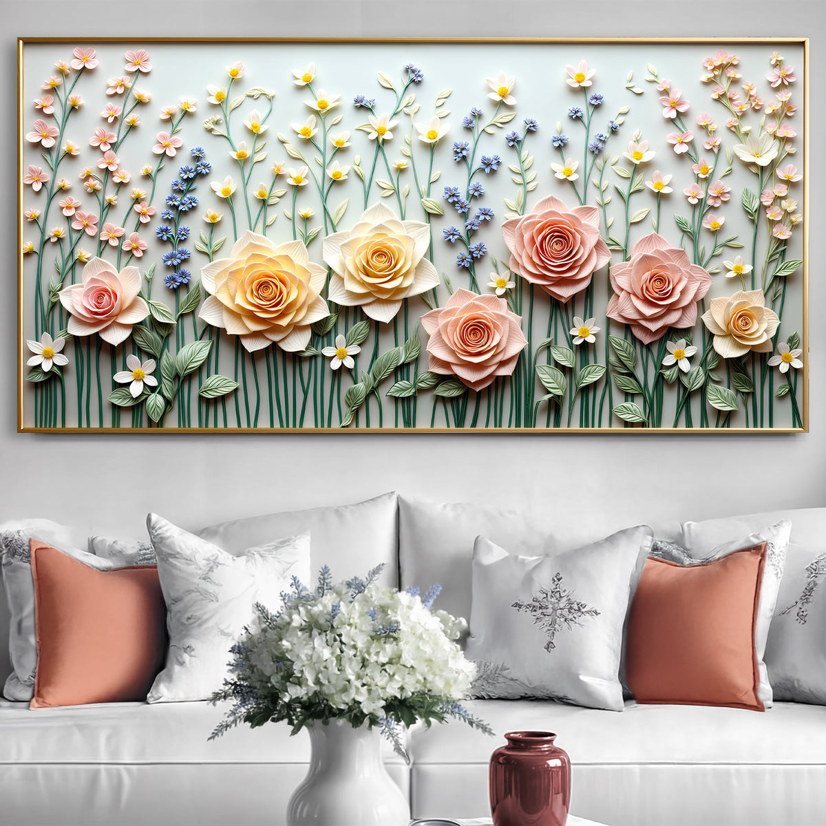 Garden Rhapsody Canvas Wall Art – Personalized, Made in the USA, Ready to Hang