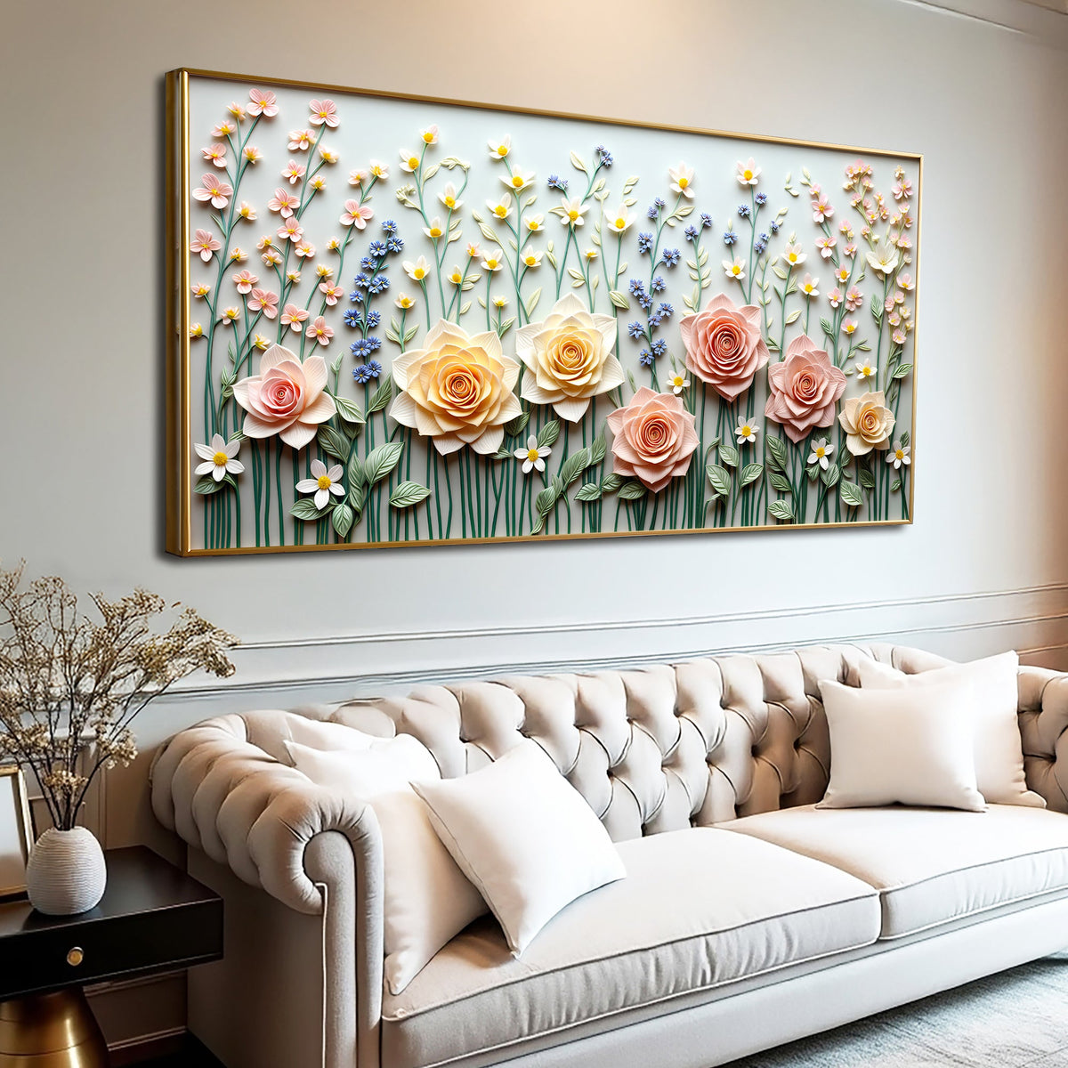 Garden Rhapsody Canvas Wall Art – Personalized, Made in the USA, Ready to Hang