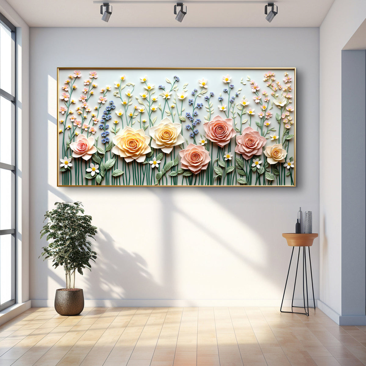 Garden Rhapsody Canvas Wall Art – Personalized, Made in the USA, Ready to Hang