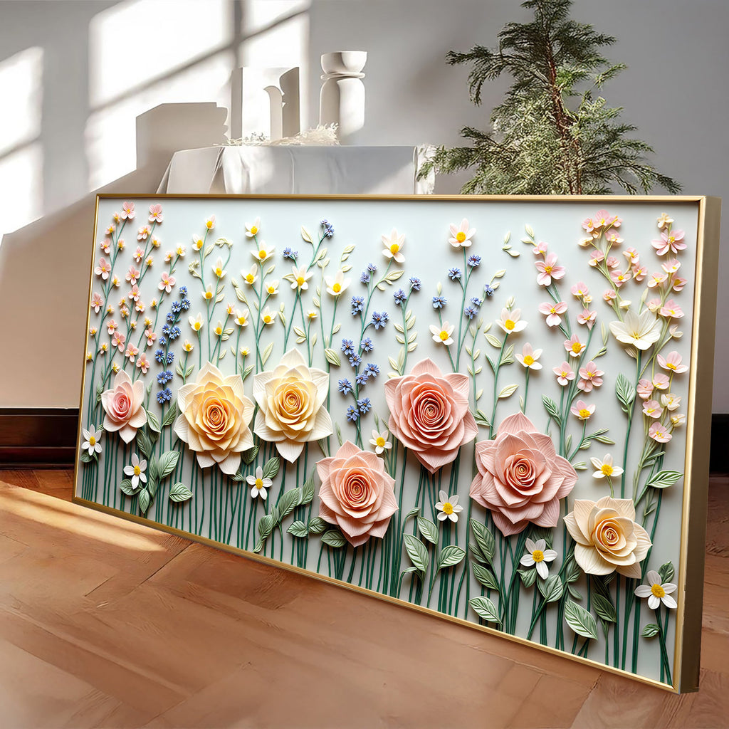 Garden Rhapsody Canvas Wall Art – Personalized, Made in the USA, Ready to Hang