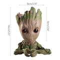 Home Garden Decoration Groot Flower Pot Baby Tree Man Miniature Model Anime Figure Ornament Home Supplies Crafts Kids Toys