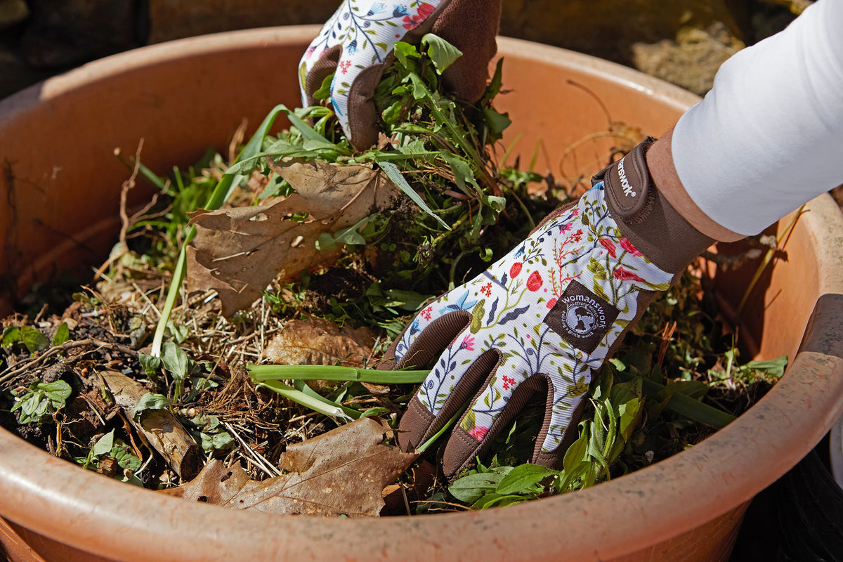 Women's Digger Gardening Gloves – Reinforced Fingertips, Machine Washable