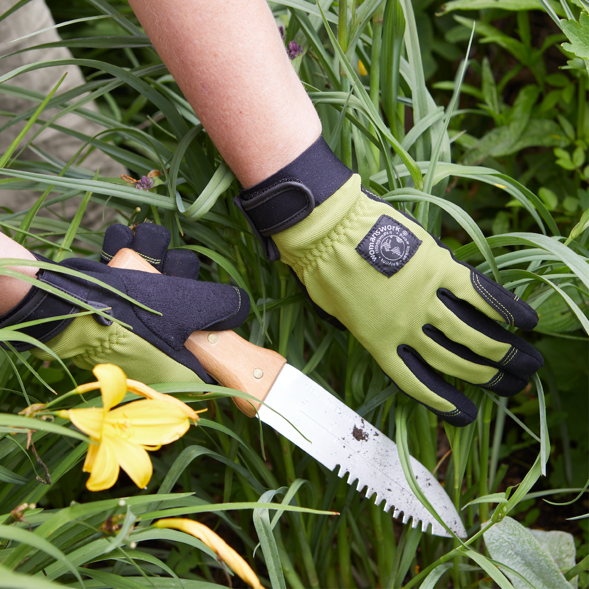 Women's Digger Gardening Gloves – Reinforced Fingertips, Machine Washable