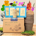 "Grow a Flower Garden" Indoor Blooms Seed Kit – Fresh US-Grown Seeds for Windowsill or Garden