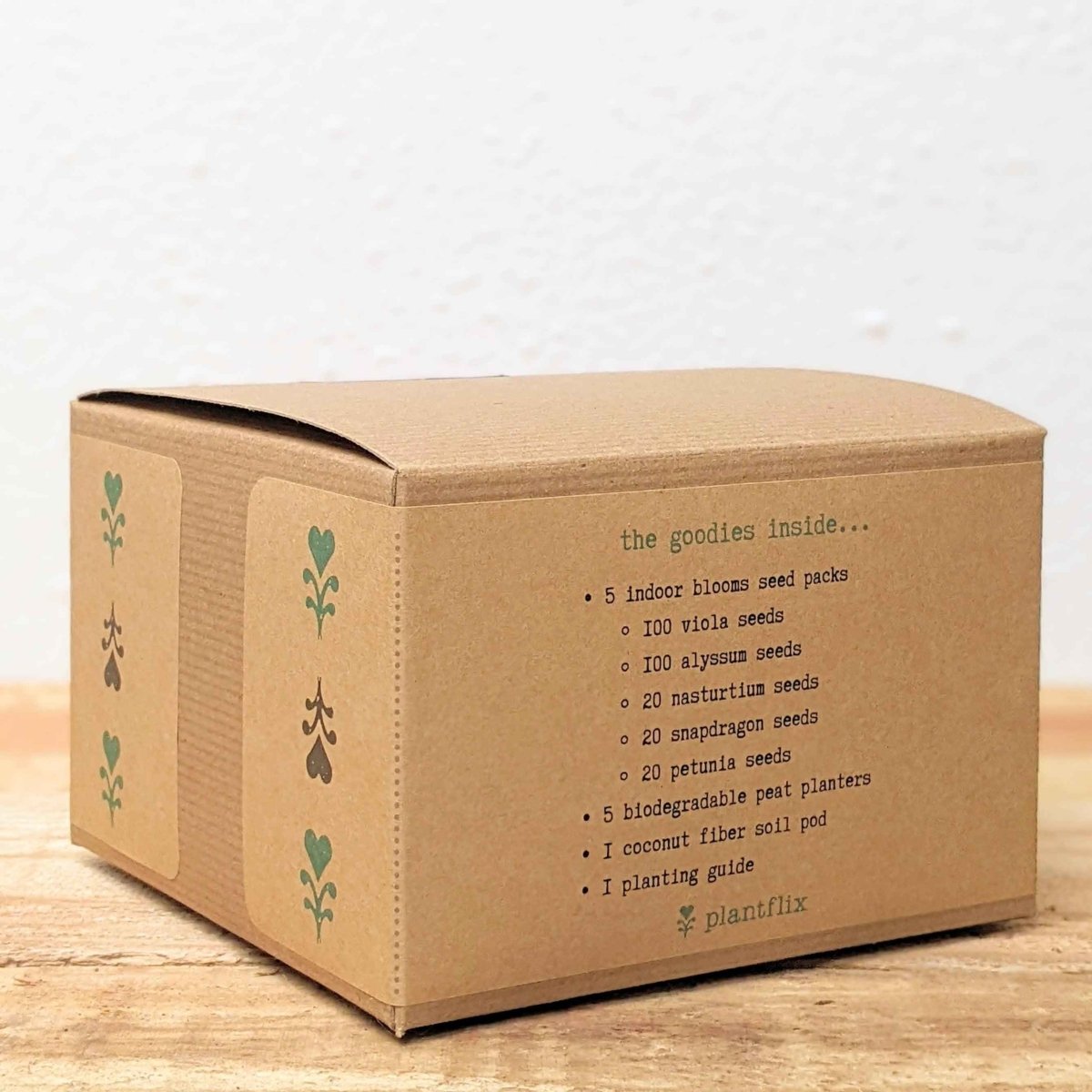 "Grow a Flower Garden" Indoor Blooms Seed Kit – Fresh US-Grown Seeds for Windowsill or Garden